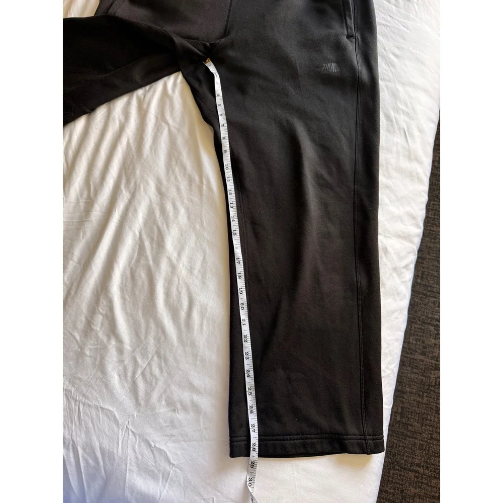 The North Face Mens Black Fleece Sweatpants Straight Leg Size L